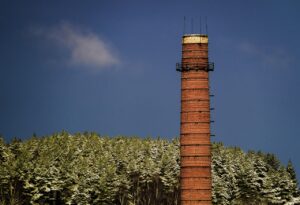 труба, кирпич, завод, brick, factory, industry, old, mood, industrial